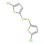 2-CHLORO-5-[(5-CHLOROTHIOPHEN-2-YL)DISULFANYL]THIOPHENE