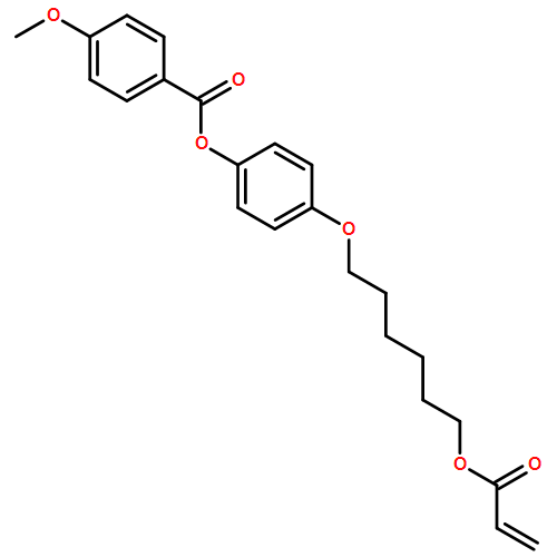 Benzoic acid, 4-methoxy-, 4-[[6-[(1-oxo-2-propen-1-yl)oxy]hexyl]oxy]phenyl ester