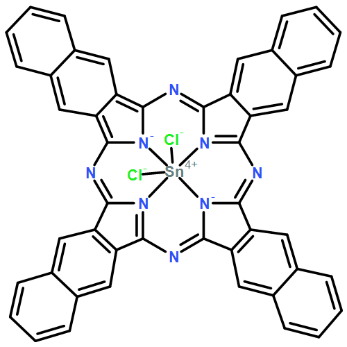 Tin, dichloro[37H,39H-tetranaphtho[2,3-b:2',3'-g:2'',3''-l:2''',3'''-q]porphyrazinato(2-)-κN37,κN38,κN39,κN40]-, (OC-6-12)-