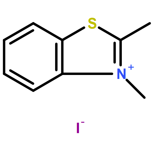 Benzothiazolium,2,3-dimethyl-, iodide (1:1)