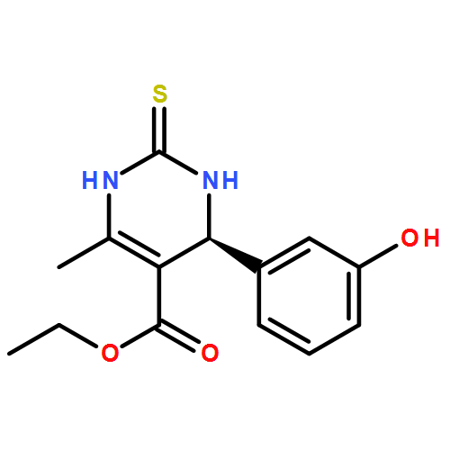 5-Pyrimidinecarboxylicacid, 1,2,3,4-tetrahydro-4-(3-hydroxyphenyl)-6-methyl-2-thioxo-, ethyl ester,(4S)-