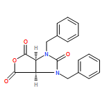 1H-Furo[3,4-d]imidazole-2,4,6(3H)-trione,dihydro-1,3-bis(phenylmethyl)-, (3aR,6aS)-rel-