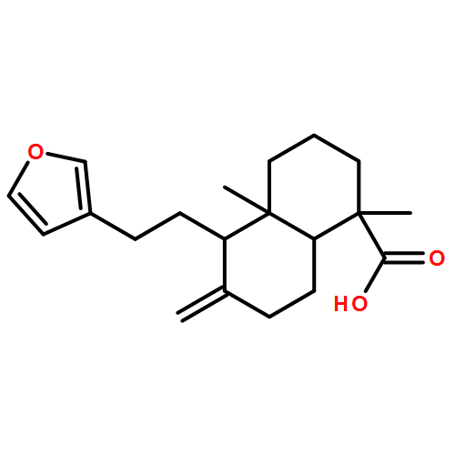 1-Naphthalenecarboxylic acid, 5-[2-(3-furanyl)ethyl]decahydro-1,4a-dimethyl-6-methylene-, (1S,4aR,5S,8aR)-