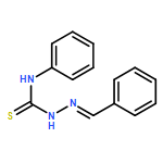 Hydrazinecarbothioamide,N-phenyl-2-(phenylmethylene)-