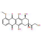 5,12-Naphthacenedione,7,8,9,10-tetrahydro-6,8,10,11-tetrahydroxy-8-(2-hydroxyacetyl)-1-methoxy-,(8S,10S)-