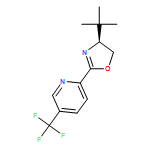 2-[(4s)-4-(2-methyl-2-propanyl)-4,5-dihydro-1,3-oxazol-2-yl]-5-(t Rifluoromethyl)pyridine