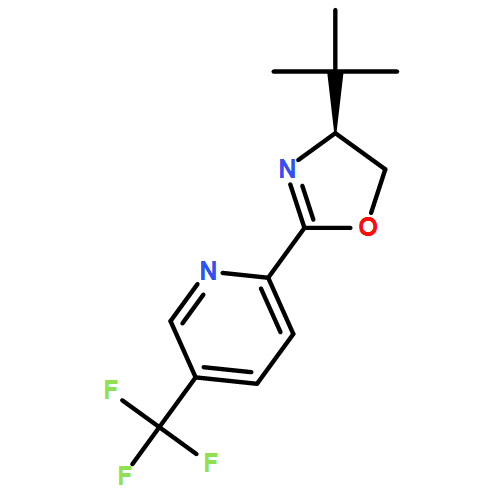 2-[(4s)-4-(2-methyl-2-propanyl)-4,5-dihydro-1,3-oxazol-2-yl]-5-(t Rifluoromethyl)pyridine