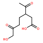 3-ACETYL-7-HYDROXY-6-OXOHEPTANOIC ACID 