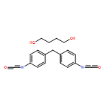 1,4-Butanediol, polymer with 1,1'-methylenebis[4-isocyanatobenzene]