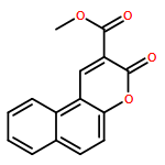 3H-Naphtho[2,1-b]pyran-2-carboxylic acid, 3-oxo-, methyl ester