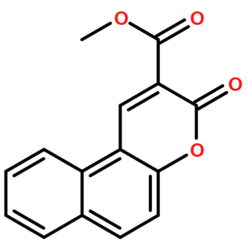 3H-Naphtho[2,1-b]pyran-2-carboxylic acid, 3-oxo-, methyl ester