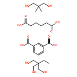 1,3-Benzenedicarboxylic acid, polymer with 2,2-dimethyl-1,3-propanediol, 2-ethyl-2-(hydroxymethyl)-1,3-propanediol and hexanedioic acid