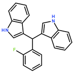 3,3'-[(2-Fluorophenyl)methylene]bis[1H-indole]