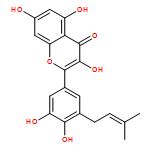 2-[3,4-DIHYDROXY-5-(3-METHYLBUT-2-ENYL)PHENYL]-3,5,7-TRIHYDROXYCHROMEN-4-ONE