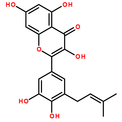 2-[3,4-DIHYDROXY-5-(3-METHYLBUT-2-ENYL)PHENYL]-3,5,7-TRIHYDROXYCHROMEN-4-ONE