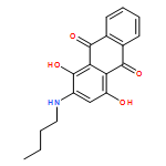 2-(BUTYLAMINO)-1,4-DIHYDROXYANTHRACENE-9,10-DIONE