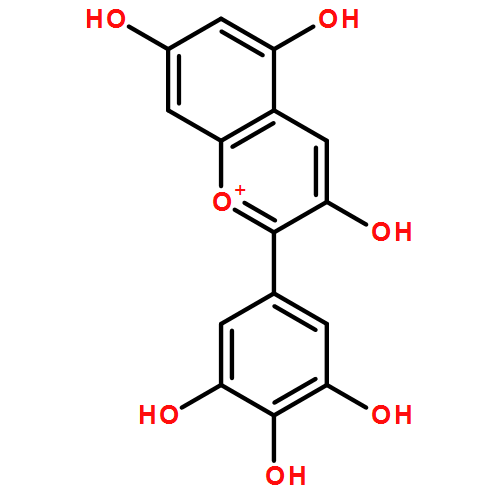 2-(3,4,5-TRIHYDROXYPHENYL)CHROMENYLIUM-3,5,7-TRIOL