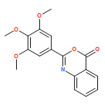 4H-3,1-Benzoxazin-4-one, 2-(3,4,5-trimethoxyphenyl)-