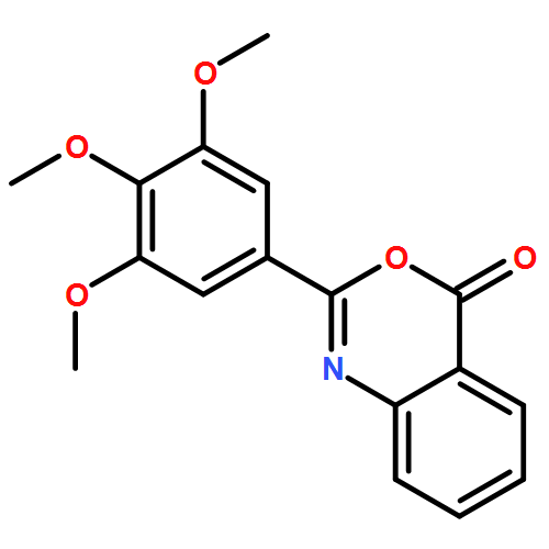 4H-3,1-Benzoxazin-4-one, 2-(3,4,5-trimethoxyphenyl)-