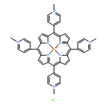 Iron(5 ), [[4,4',4'',4'''-(21H,23H-porphine-5,10,15,20-tetrayl-κN21,κN22,κN23,κN24)tetrakis[1-methylpyridiniumato]](2-)]-, chloride (1:5), (SP-4-1)-