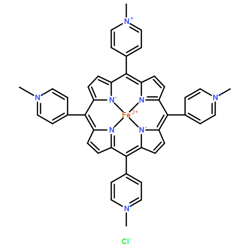 Iron(5 ), [[4,4',4'',4'''-(21H,23H-porphine-5,10,15,20-tetrayl-κN21,κN22,κN23,κN24)tetrakis[1-methylpyridiniumato]](2-)]-, chloride (1:5), (SP-4-1)-