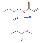 2-Propenoic acid, 2-methyl-, methyl ester, polymer with butyl 2-propenoate and 2-propenenitrile