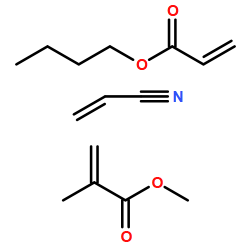 2-Propenoic acid, 2-methyl-, methyl ester, polymer with butyl 2-propenoate and 2-propenenitrile