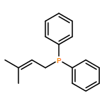 Phosphine, (3-methyl-2-buten-1-yl)diphenyl-