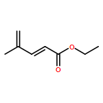 2,4-Pentadienoic acid, 4-methyl-, ethyl ester, (2E)-