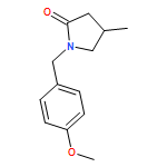 1-[(4-METHOXYPHENYL)METHYL]-4-METHYLPYRROLIDIN-2-ONE 