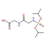 2-[[2-[DI(PROPAN-2-YLOXY)PHOSPHORYLAMINO]ACETYL]AMINO]ACETIC ACID