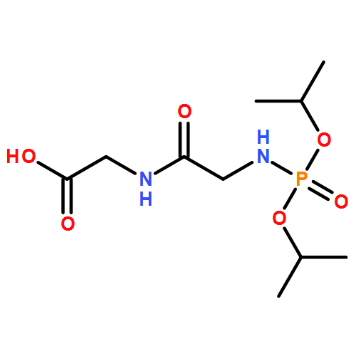 2-[[2-[DI(PROPAN-2-YLOXY)PHOSPHORYLAMINO]ACETYL]AMINO]ACETIC ACID