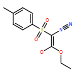 2-DIAZONIO-1-ETHOXY-2-(4-METHYLPHENYL)SULFONYLETHENOLATE 