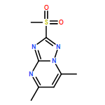 5,7-DIMETHYL-2-METHYLSULFONYL-[1,2,4]TRIAZOLO[1,5-A]PYRIMIDINE 