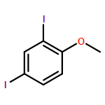 Benzene, 2,4-diiodo-1-methoxy-