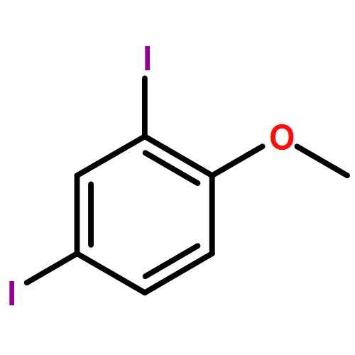 Benzene, 2,4-diiodo-1-methoxy-