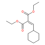 Propanedioic acid, 2-(cyclohexylmethylene)-, 1,3-diethyl ester