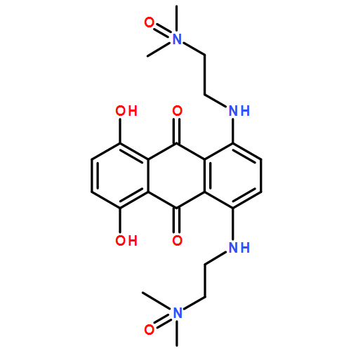 1,4-Bis[2-(dimethylamino-N-oxide)ethylamino]-5,8-dihydroxyanthracene-9,10-dione