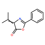 5(4H)-Oxazolone, 4-(1-methylethylidene)-2-phenyl-