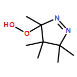 3-HYDROPEROXY-3,4,4,5,5-PENTAMETHYLPYRAZOLE