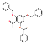 [2-ACETYL-3,5-BIS(PHENYLMETHOXY)PHENYL] BENZOATE