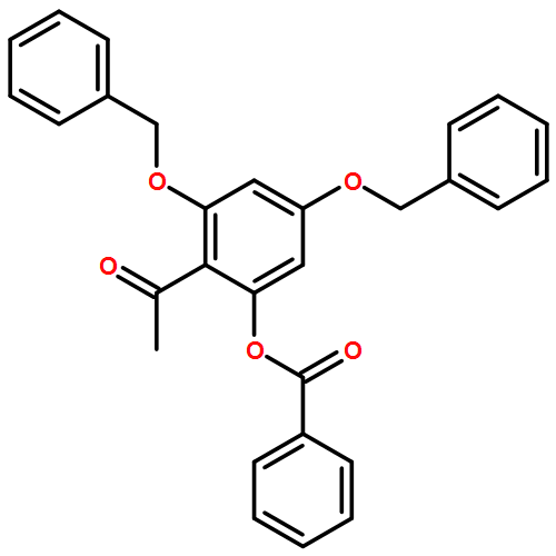 [2-ACETYL-3,5-BIS(PHENYLMETHOXY)PHENYL] BENZOATE