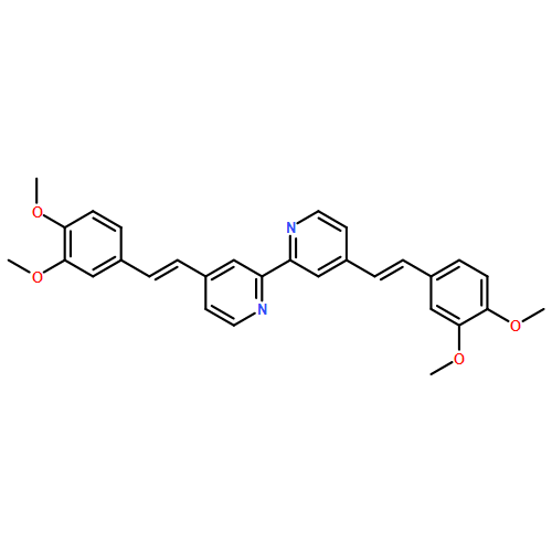 4-[2-(3,4-DIMETHOXYPHENYL)ETHENYL]-2-[4-[2-(3,4-DIMETHOXYPHENYL)ETHENYL]PYRIDIN-2-YL]PYRIDINE