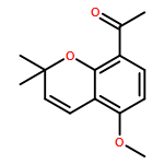 1-(5-METHOXY-2,2-DIMETHYLCHROMEN-8-YL)ETHANONE