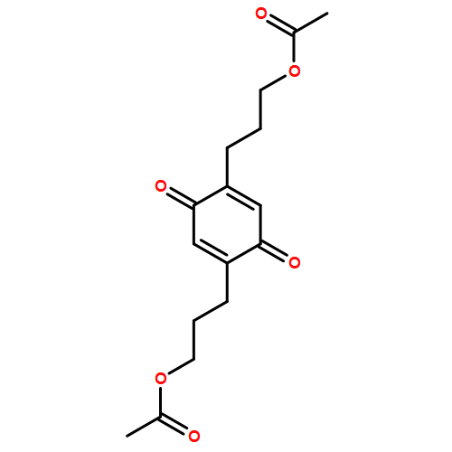 3-[4-(3-ACETYLOXYPROPYL)-3,6-DIOXOCYCLOHEXA-1,4-DIEN-1-YL]PROPYL ACETATE