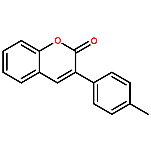 2H-1-Benzopyran-2-one, 3-(4-methylphenyl)-