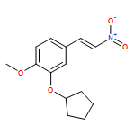 2-CYCLOPENTYLOXY-1-METHOXY-4-(2-NITROETHENYL)BENZENE