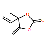 4-ETHENYL-4-METHYL-5-METHYLIDENE-1,3-DIOXOLAN-2-ONE