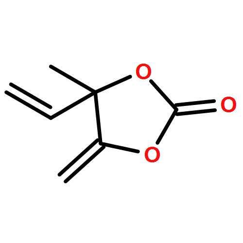 4-ETHENYL-4-METHYL-5-METHYLIDENE-1,3-DIOXOLAN-2-ONE