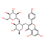 3-[(2S,3R,4R,5R,6S)-4,5-DIHYDROXY-6-METHYL-3-[(2S,3R,4S,5S,6R)-3,4,5-TRIHYDROXY-6-(HYDROXYMETHYL)OXAN-2-YL]OXYOXAN-2-YL]OXY-5,7-DIHYDROXY-2-(4-HYDROXYPHENYL)CHROMEN-4-ONE